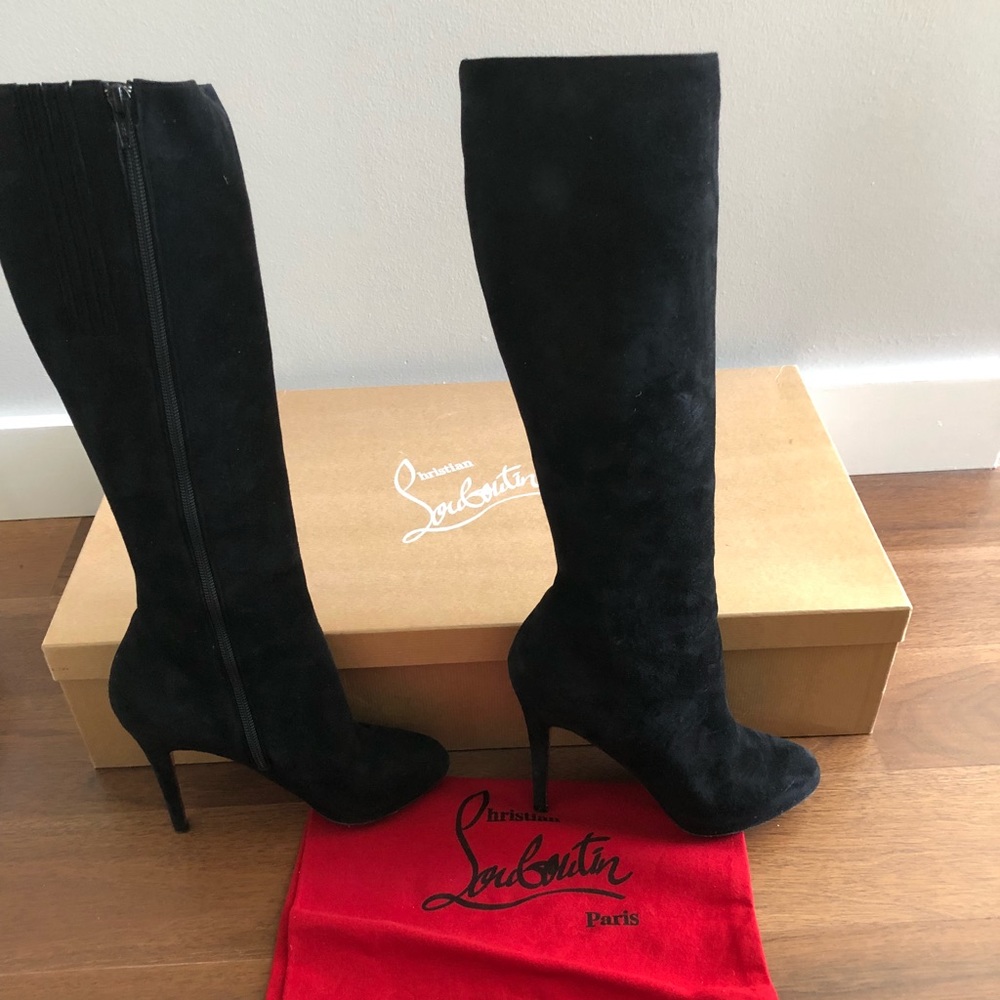 Christian Louboutin Ginevra 120 Suede Stiletto